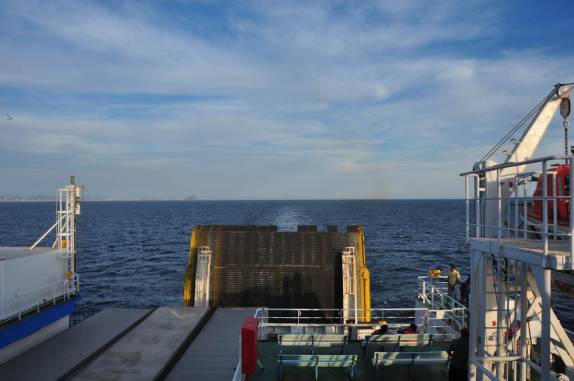 Viagem de ferry-boat entre Mazatlán e La Paz, na Baja California - México